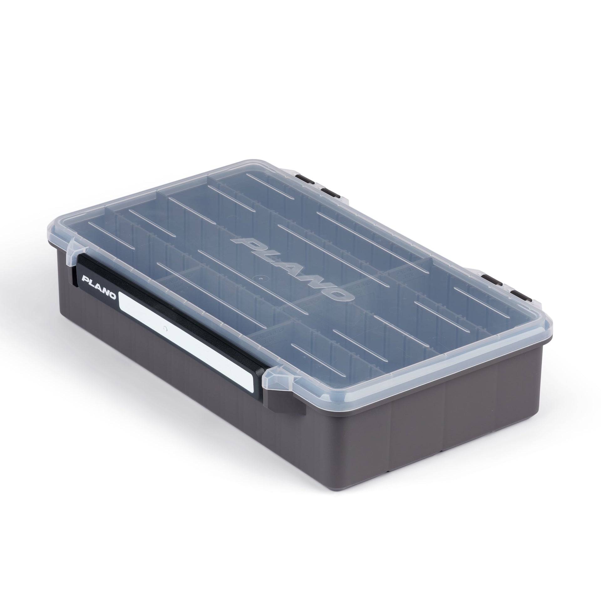 Black Tackle box on a white background