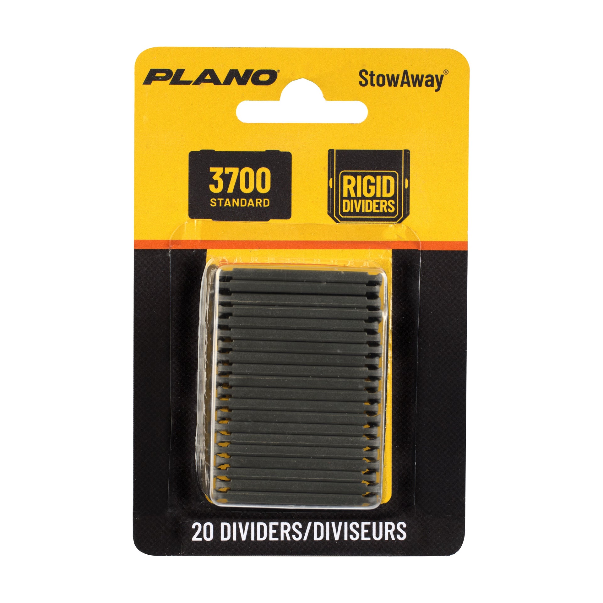 Plano 3700 Standard StowAway with Rigid Dividers packaging on a white background